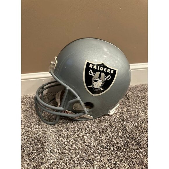 Sebastian Janikowski signed autographed Oakland Raiders full size rep helmet BAS - Picture 5 of 6